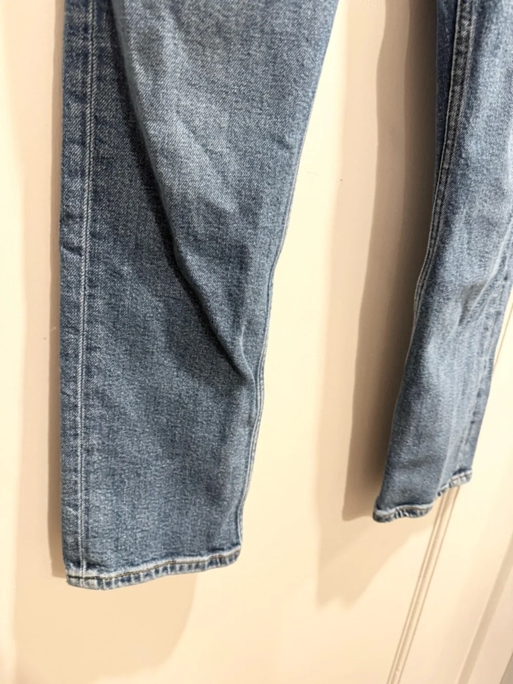 Re/Done RE/DONE High Rise Stretch Reissue Stovepipe Denim 25 Straight Leg 90s - Picture 3 of 9